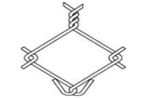 ساخت و تولید توری حصاری با بافت یک سر پیچ یک سر قلاب.