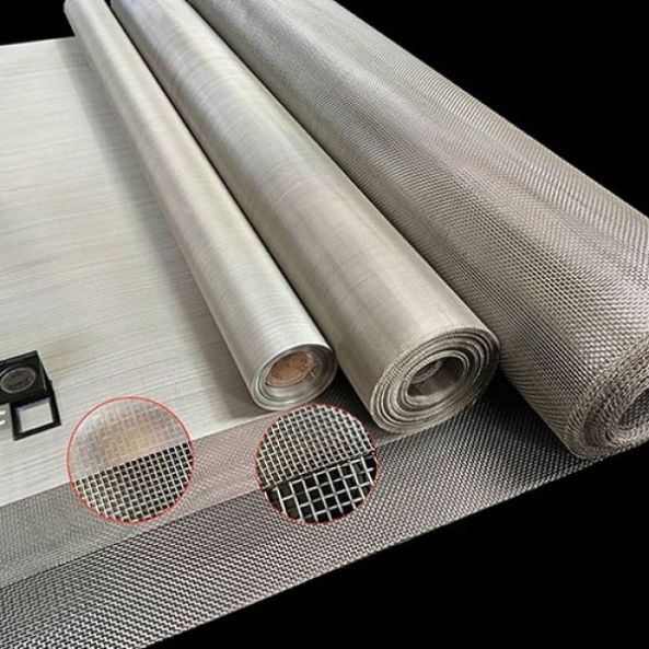 تصویر انواع چشمه در تولید توری مش.